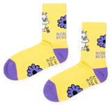 Mummi Sokker Blomster Retro Dame Gul_str.36-42 (708-MOOMIN36M)