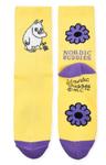 Mummi Sokker Blomster Retro Dame Gul_str.36-42 (708-MOOMIN36M)
