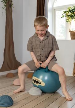 Find That Hippo Hoppeball Mørk Turkis Ø45 (789-53100203)