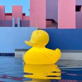 The DUCK LED-Lampe Badeand Gul H54 XL (590-duck-xl-yellow-010)