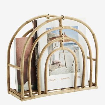 Madam Stoltz Bamboo Magasinholder Natur