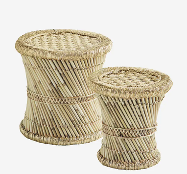 Madam Stoltz Pampas Krakk Strå+Gull 2stk