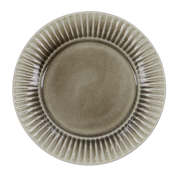House Doctor Pleat Tallerken Grå-Brun Ø22