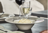 House Doctor Pleat Pastatallerken Grå-Brun Ø26 (151-206260247)