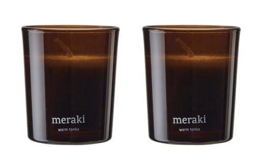 MERAKI Duftlys Warm Tonka 2pk