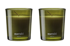 MERAKI Duftlys Oud Leaf 2pk