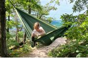 La Siesta Colibri-3.0 Reisehengekøye Single med oppheng, grønn (132-CLT17-49)