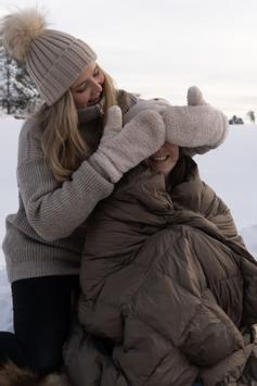 Norsk Dun Out&About Dunpledd Brun 130x170cm