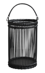 Chic Antique Lanterne Bambus Svart H25 (529-25050124)