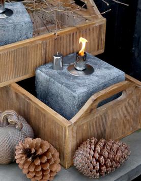 Chic Antique Oljelampe Sement H22 (529-39080424)