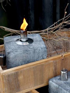 Chic Antique Oljelampe Sement H20 (529-39080324)