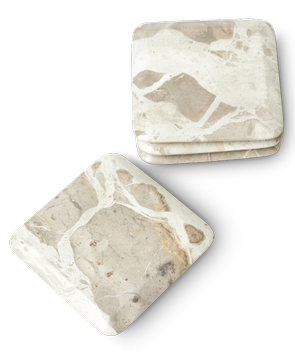 Jakobsdals Glassbrikker Marmor 4pk