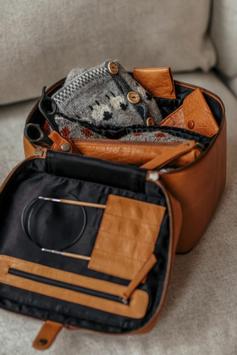 Muud Lexi Skinnveske 26xH20 Whisky (569-QB-4405)