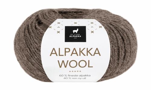 Du Store Alpakka Wool Brun-Melert 506, 50g