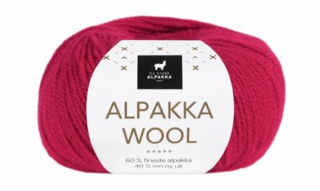 Du Store Alpakka Wool Valmuerød 521, 50g (773-317-521)