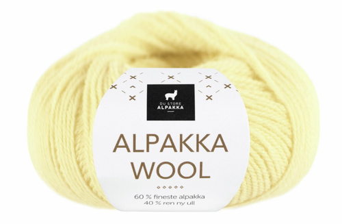 Du Store Alpakka Wool Lys-Gul 560, 50g (773-317-560)