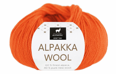 Du Store Alpakka Wool Oransje 571, 50g (773-317-571)