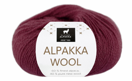 Du Store Alpakka Wool Bordeaux 574, 50g (773-317-574)