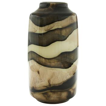 Jakobsdals Florence Vase Brun-Beige Ø16,5xH31