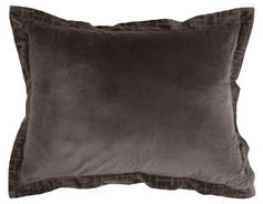 Halvor Bakke Grand-Provence Hotell-putetrekk 70x100 brun bomullsvelour