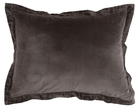 Halvor Bakke Grand-Provence Hotell-putetrekk 70x100 brun bomullsvelour (479-118644)