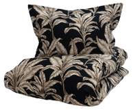 Halvor Bakke Babylonstoren Sengesett Sateng Sort-Mønstret (479-118600,118601,118602)