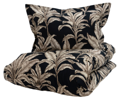 Halvor Bakke Babylonstoren Sengesett Sateng Sort-Mønstret