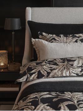 Halvor Bakke Babylonstoren Sengesett Sateng Sort-Mønstret (479-118600,118601,118602)