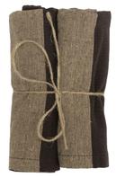 Gustav Ovland Cultra Servietter Brun 2pk