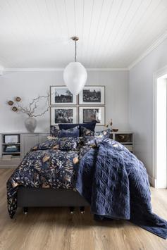 Borås Cotton Marilyn Sengesett Sateng Blå (479-118786,118788,118790)