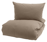 Borås Cotton Oliver Sengesett Flanell Beige (479-118796,118798,118800)