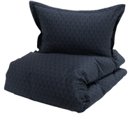 Borås Cotton Betty Sengesett Sateng Blå (479-118764,118766,118768)