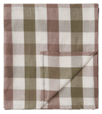 Lexington Checked Duk Oliven Lin-Bomull (588-12433002)