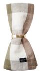 Lexington Checked Serviett Oliven Lin-Bomull (588-12433003-8061)