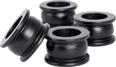 Halvor Bakke Serviettringer Kuruma Svart 4pk