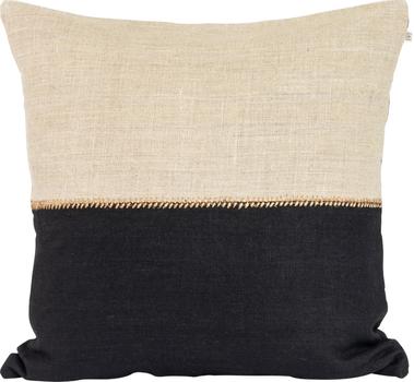 Halvor Bakke Putetrekk Queenstown Lin-Svart 50x50 (415-H46523)