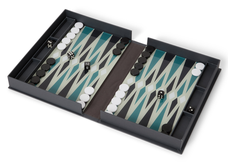 Printworks Brettspill Backgammon Blå (793-PW00682)