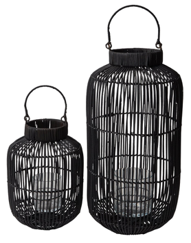 Lexington Lanterne Svart Rattan H31 (588-12438004-9000-S)