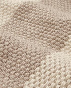 Lexington Gulvteppe Checked Jute Beige