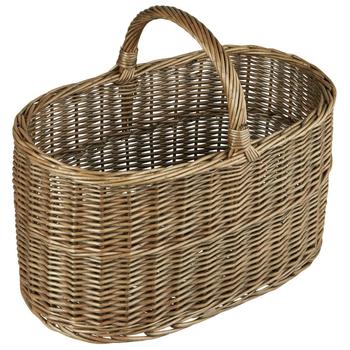 Ib Laursen Kurv Pilflett Oval 34x27 (171-29023-67)