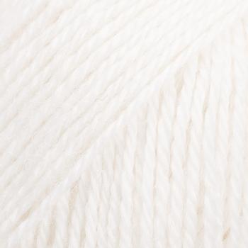 Drops Alpaca Uni-Hvit 1101,  50g (797-1046101)