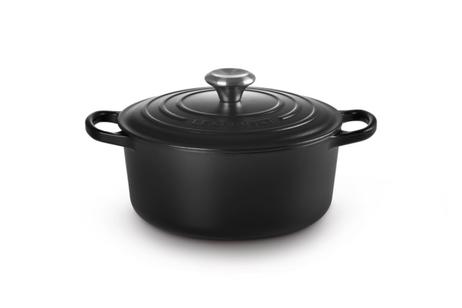 Le Creuset Støpejernsgryte Signature Matt-Sort 4,2L