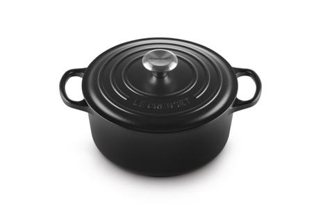 Le Creuset Støpejernsgryte Signature Matt-Sort 4, 2L (796-21177240000430)