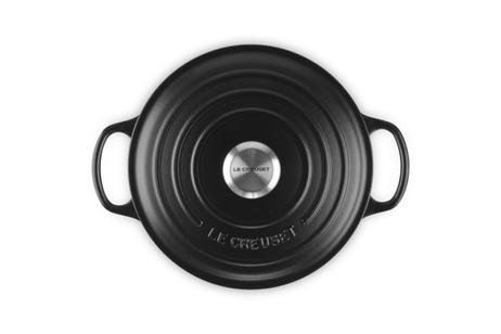 Le Creuset Støpejernsgryte Signature Matt-Sort 4, 2L (796-21177240000430)
