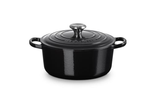 Le Creuset Støpejernsgryte Signature Black 4, 2L (796-21177241402430)