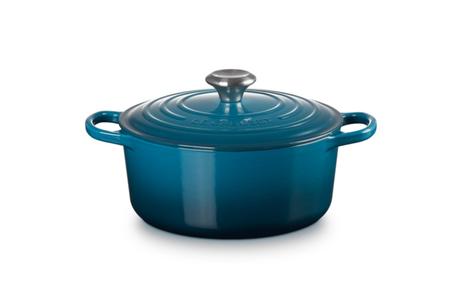 Le Creuset Støpejernsgryte Signature Deep-Teal 4,2L (796-21177246422430)