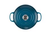 Le Creuset Støpejernsgryte Signature Deep-Teal 4,2L (796-21177246422430)