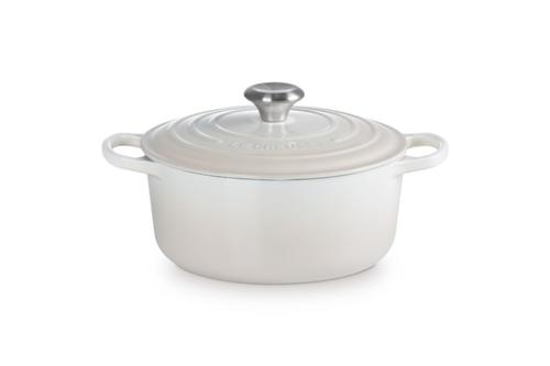 Le Creuset Støpejernsgryte Signature Meringue 4, 2L (796-21177247164430)