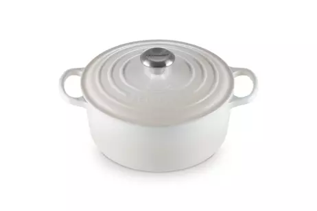 Le Creuset Støpejernsgryte Signature Meringue 4, 2L (796-21177247164430)