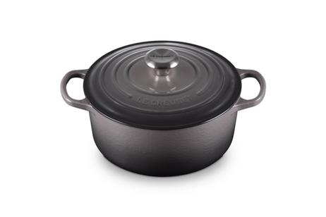 Le Creuset Støpejernsgryte Signature Flint 4, 2L (796-21177244442430)